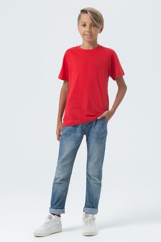 Футболка детская Regent Fit Kids, красная арт.6645.50