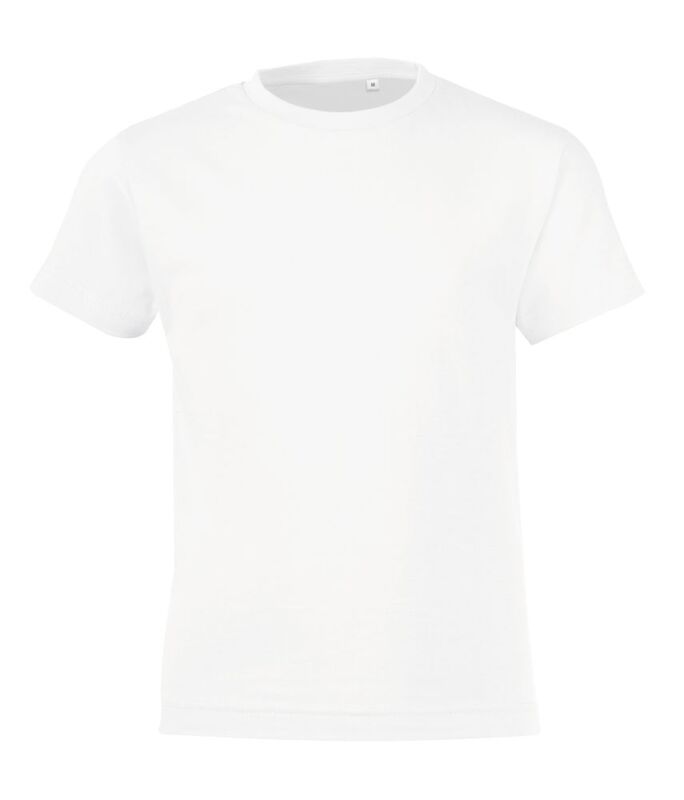 Футболка детская Regent Fit Kids, белая арт.6645.60