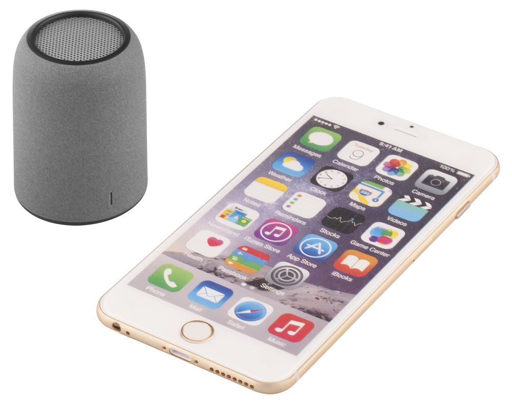 Беспроводная колонка Uniscend Grinder, серая арт.1635.10