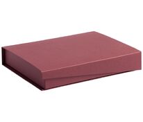 Коробка Duo под ежедневник и ручку, бордовая арт.1639.55