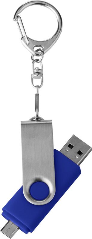 Флешка Double Twist 16 Гб синяя арт.1889.46