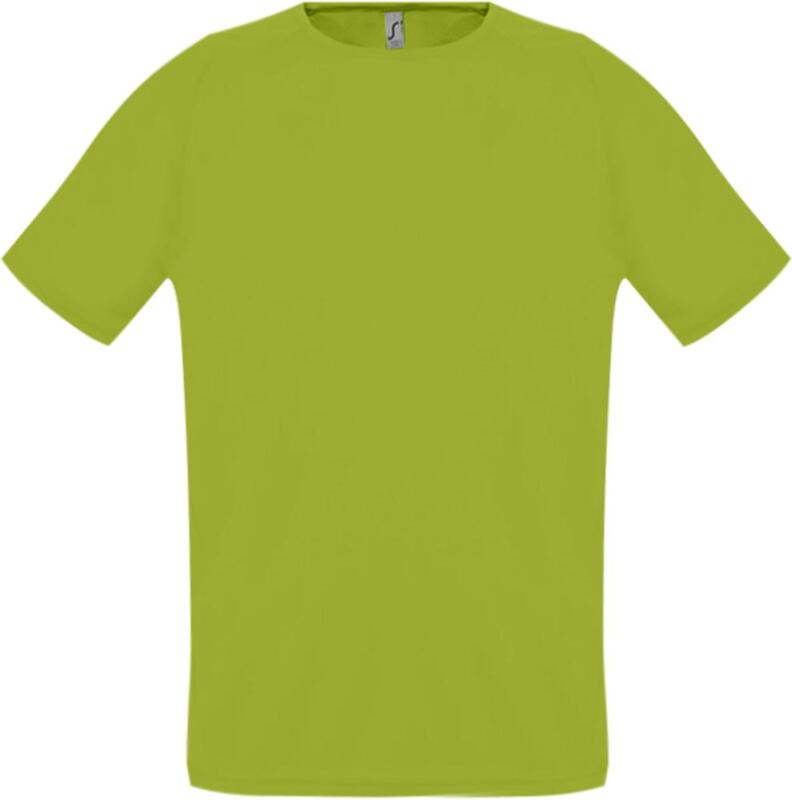 Футболка унисекс Sporty 140, зеленое яблоко арт.11939280