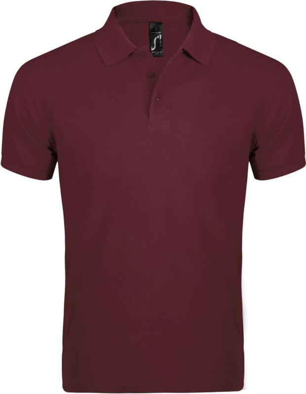 Рубашка поло мужская Prime Men 200 бордовая арт.00571146