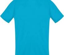 Футболка унисекс Sporty 140, бирюзовая арт.11939321