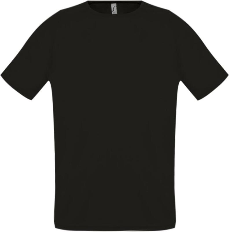 Футболка унисекс Sporty 140, черная арт.11939312