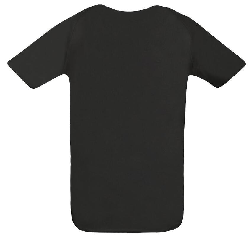 Футболка унисекс Sporty 140, черная арт.11939312