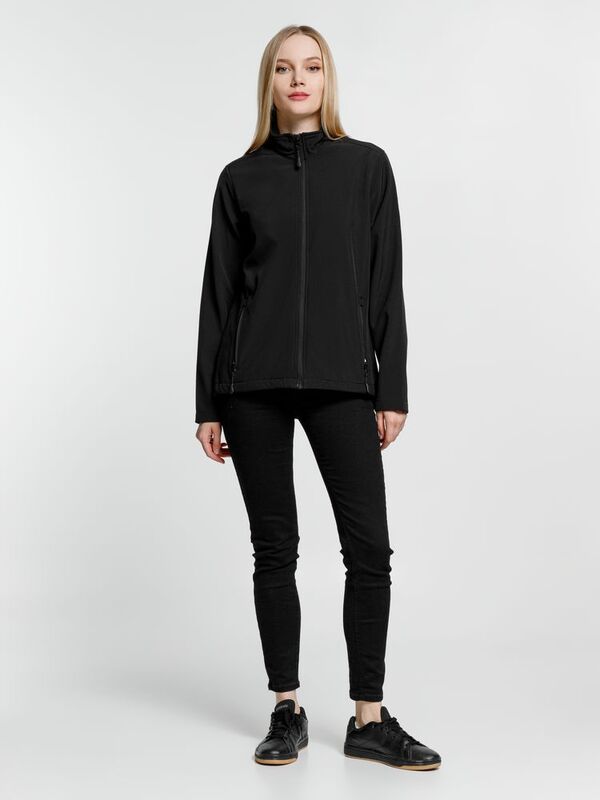 Куртка софтшелл женская Race Women черная арт.01194312