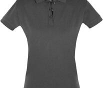 Рубашка поло женская Perfect Women 180 темно-серая арт.11347384