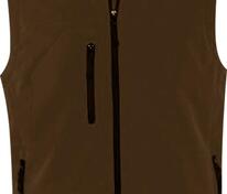 Жилет мужской софтшелл Rallye Men шоколадно-коричневый арт.46601394