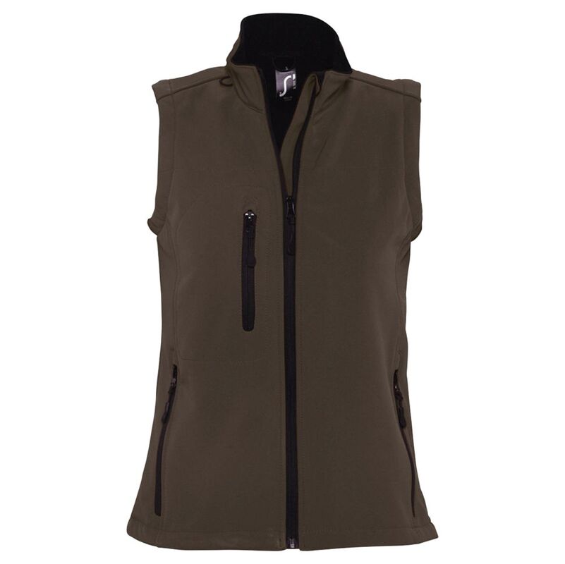 Жилет женский софтшелл Rallye Women шоколадно-коричневый арт.46801394