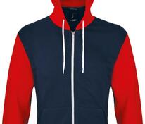 Толстовка на молнии Silver 280 темно-синяя с красным арт.47700953