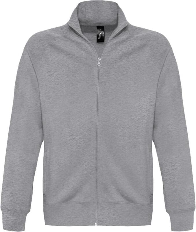 Толстовка мужская на молнии Sundae 280 серый меланж арт.47200349