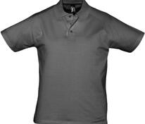 Рубашка поло мужская Prescott Men 170, темно-серая арт.6086.10