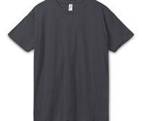 Футболка унисекс Regent 150, темно-серая (графит) арт.1376.18