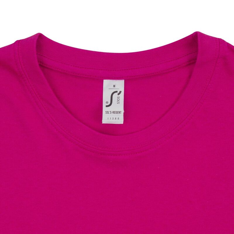 Футболка унисекс Regent 150, ярко-розовая (фуксия) арт.1376.57