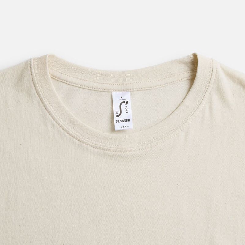 Футболка унисекс Regent 150, светло-бежевая (неокрашенная) арт.1376.69