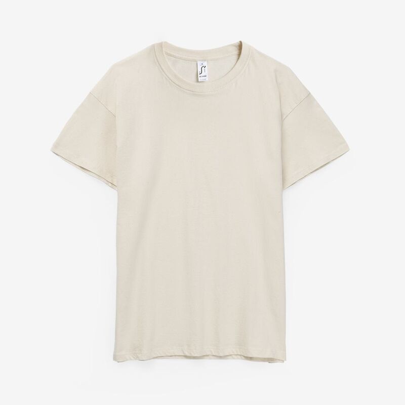 Футболка унисекс Regent 150, светло-бежевая (неокрашенная) арт.1376.69