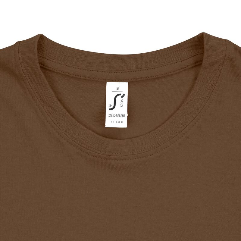 Футболка унисекс Regent 150, коричневая арт.1376.93