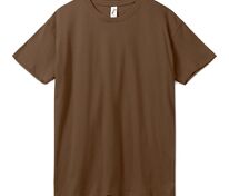 Футболка унисекс Regent 150, коричневая арт.1376.93