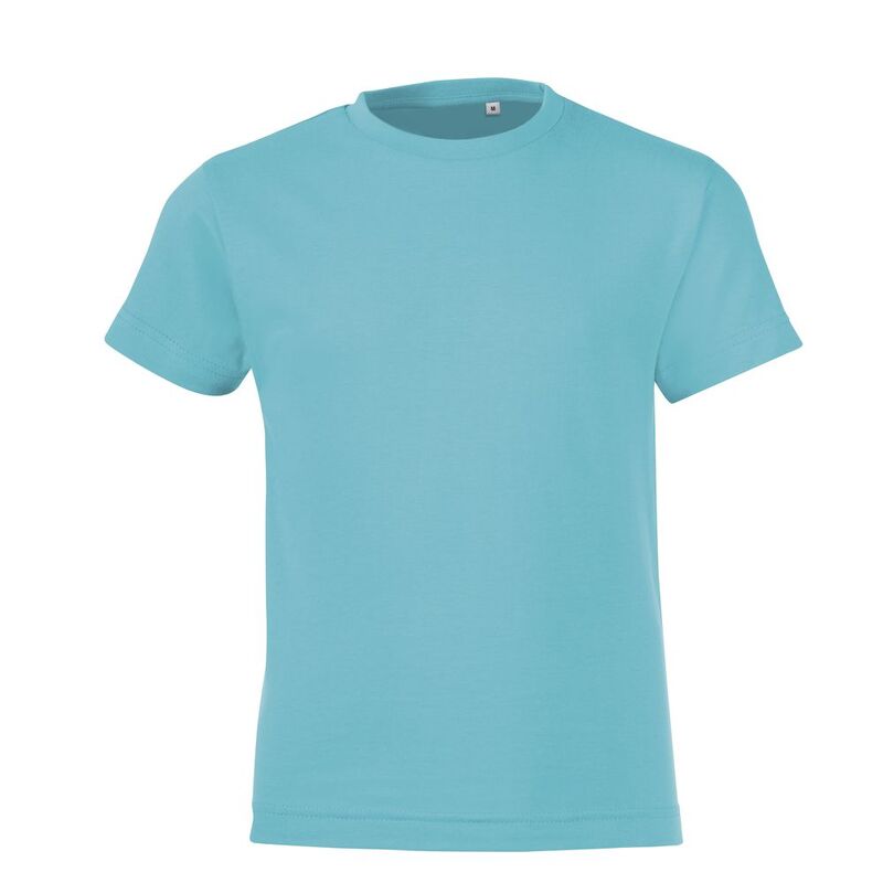 Футболка детская Regent Fit Kids, бирюзовая арт.6645.42