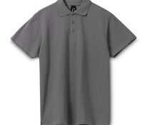 Рубашка поло мужская Spring 210, темно-серая арт.1898.18