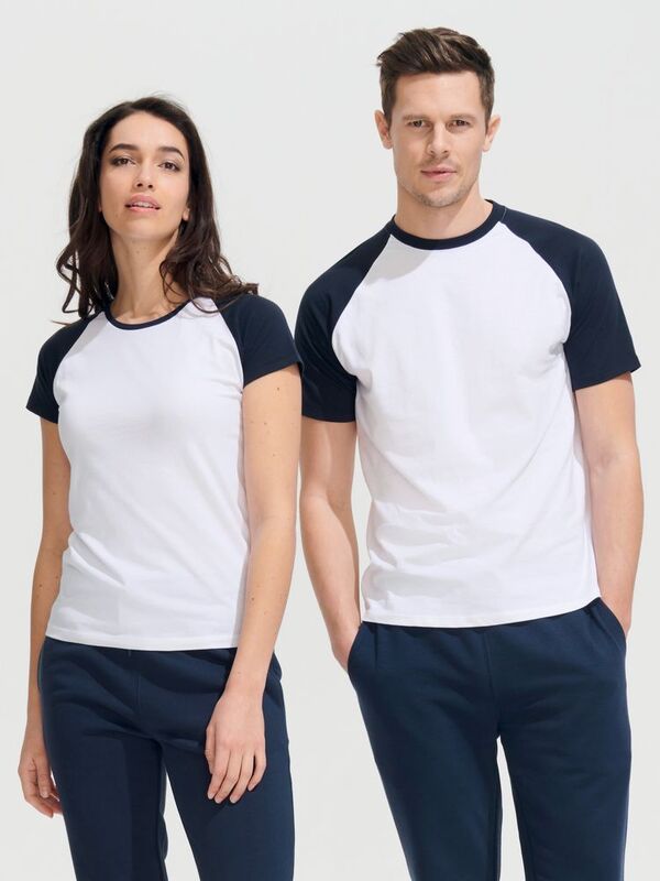 Футболка мужская двухцветная Funky 150, черная с красным арт.11190917