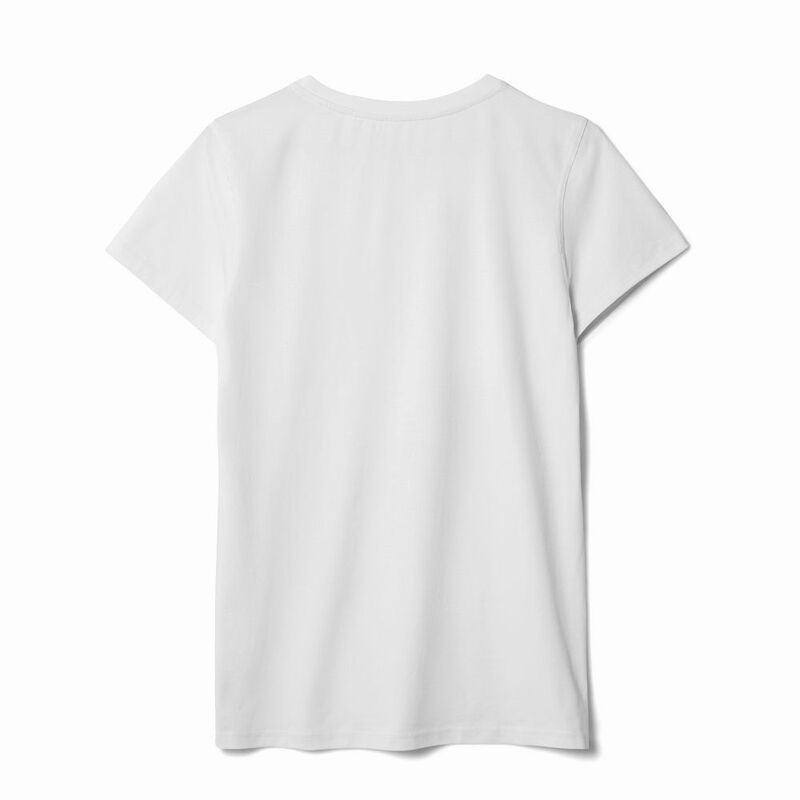 Футболка женская T-bolka Stretch Lady, белая арт.1891.60