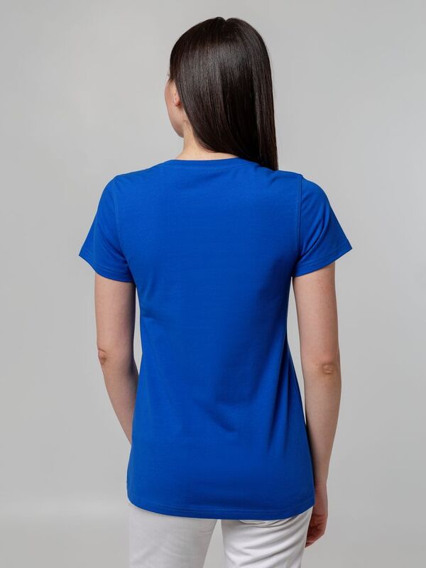 Футболка женская T-bolka Stretch Lady, ярко-синяя (royal) арт.1891.44
