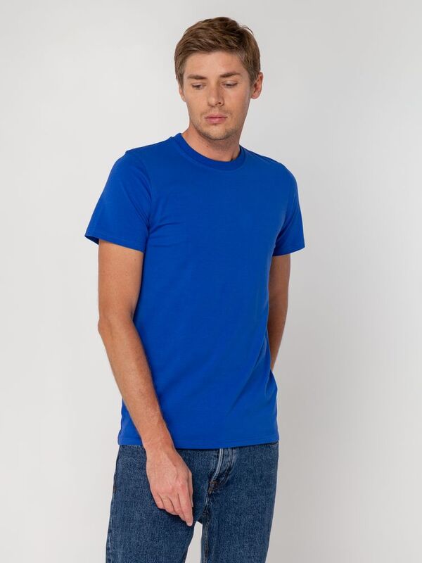 Футболка мужская T-bolka Stretch, ярко-синяя арт.1893.44