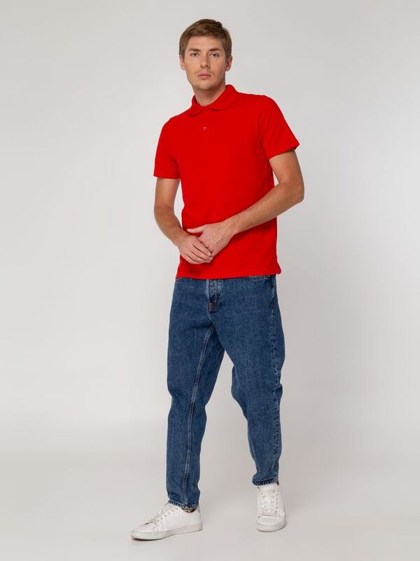 Рубашка поло мужская Virma Light, красная арт.2024.50