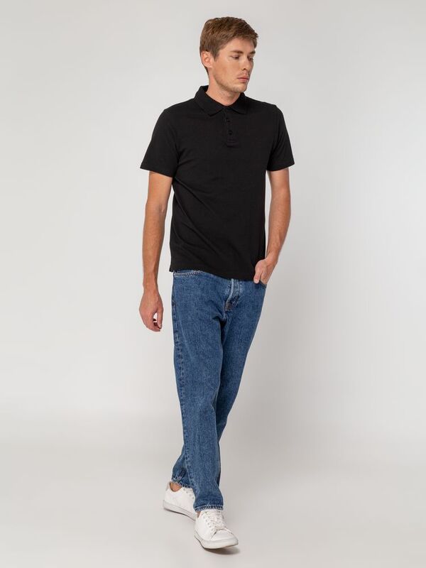 Рубашка поло мужская Virma Light, черная арт.2024.30