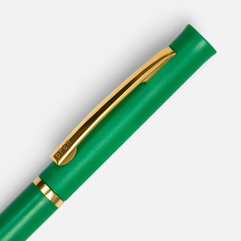 Ручка шариковая Euro Gold, зеленая арт.4475.90