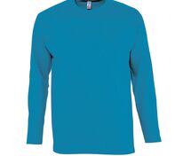 Футболка мужская с длинным рукавом Monarch, голубая арт.11420321