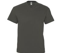 Футболка мужская с V-образным вырезом Victory 150, темно-серая арт.11150384