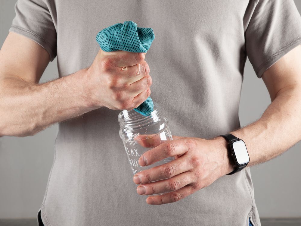 Охлаждающее полотенце Weddell, голубое арт.5965.42