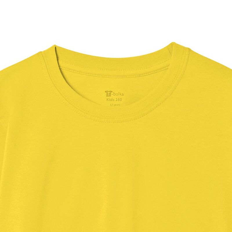 Футболка детская T-Bolka Kids, желтая арт.2504.80