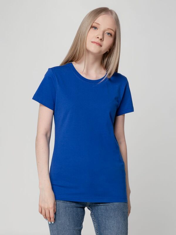 Футболка женская T-bolka Lady, ярко-синяя арт.1878.44