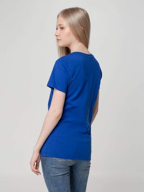 Футболка женская T-bolka Lady, ярко-синяя арт.1878.44