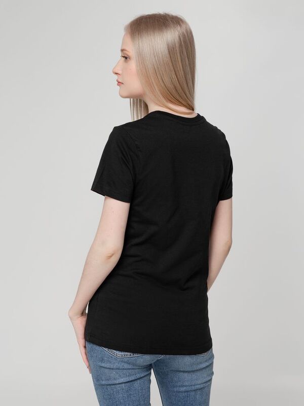 Футболка женская T-bolka Lady, черная арт.1878.30
