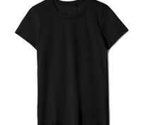 Футболка женская T-bolka Lady, черная арт.1878.30