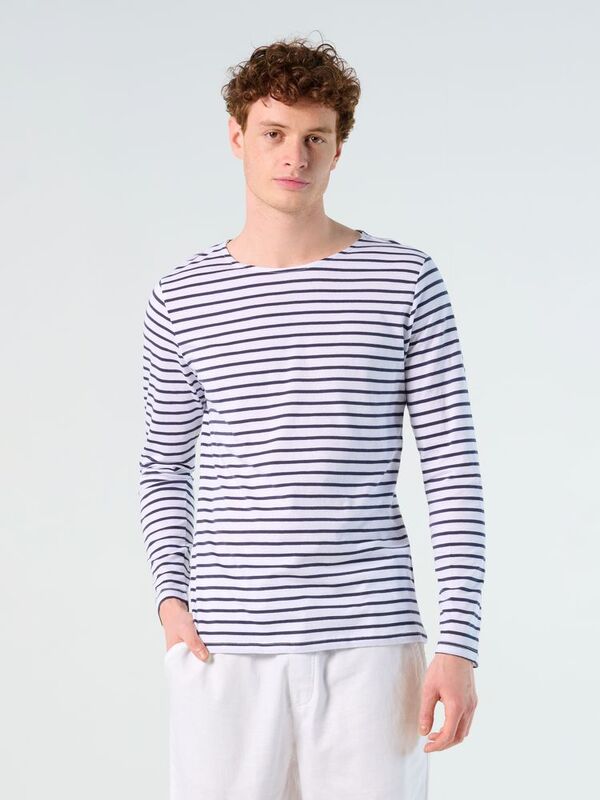 Футболка мужская Marine Men, белая с темно-синим арт.01402904