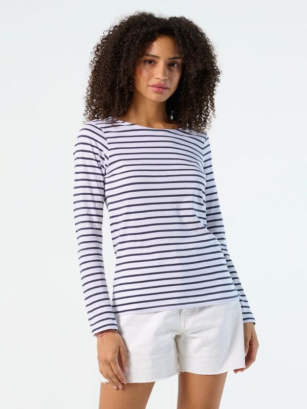 Футболка женская Marine Women, белая с красным арт.01403987