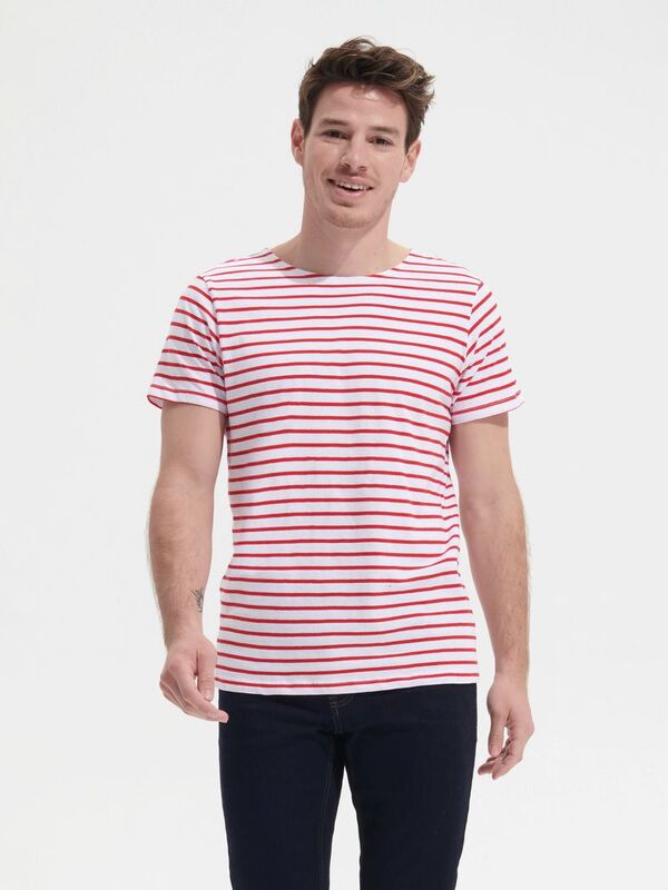 Футболка Miles Men белая с темно-синим арт.01398904