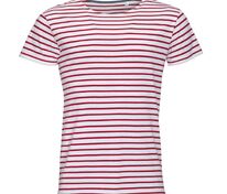 Футболка Miles Men белая с красным арт.01398987