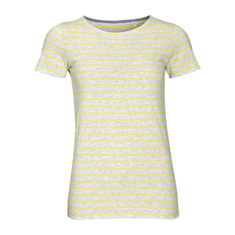 Футболка Miles Women серая с желтым арт.01399798