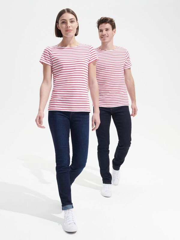 Футболка Miles Women белая с красным арт.01399987