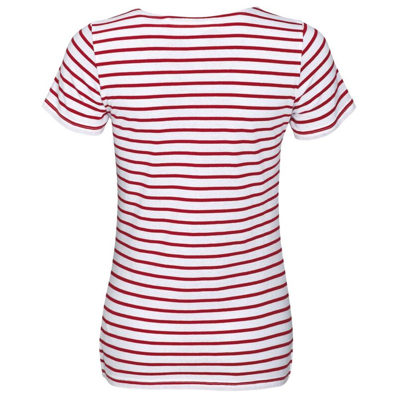 Футболка Miles Women белая с красным арт.01399987