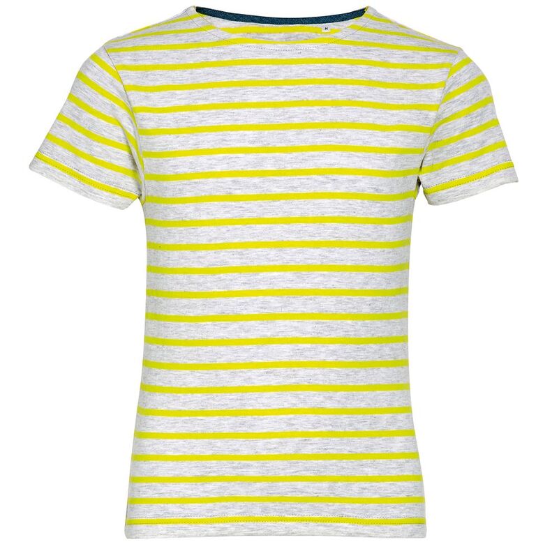 Футболка детская Miles Kids серый с желтым арт.01400798