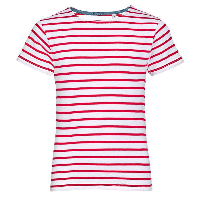 Футболка детская Miles Kids белая с красным арт.01400987