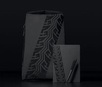 Ручка шариковая Prodir QS03 PRP Tyre Soft Touch, черная арт.3232